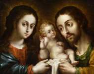 Nicolas Rodriguez Juarez - The Holy Family (La sagrada familia)